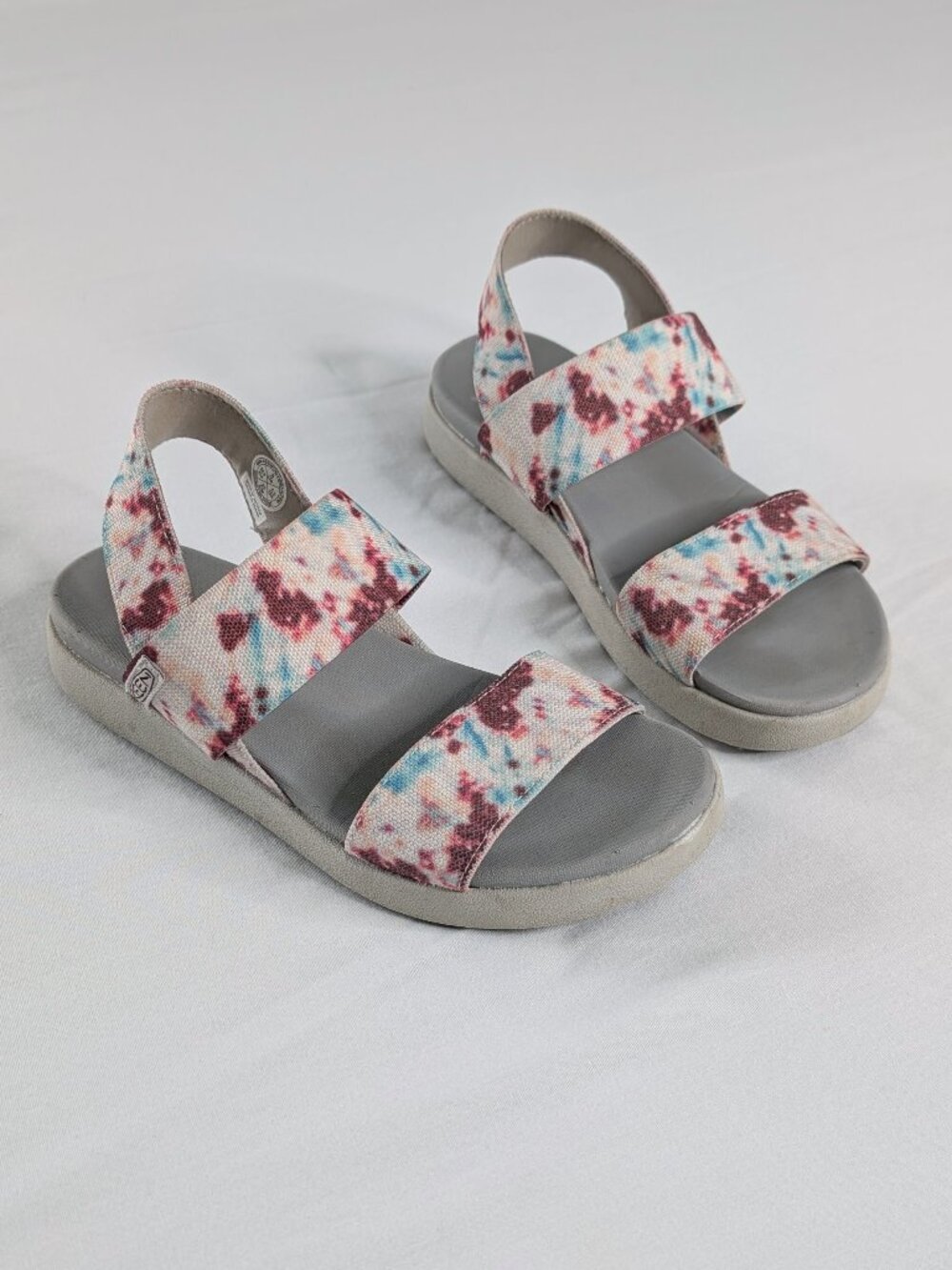 Keen Elle Backstrap Tie Dye Double Strap Ankle Strap Slip On Sandals Gorp